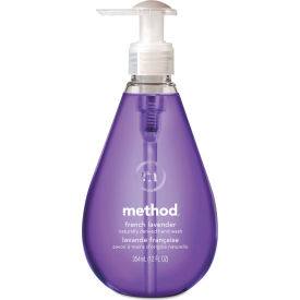 Method French Lavender Gel Hand Wash, French Lavender Scent, 12 Fl Oz (354.9 ML), Case of 6, Pump Bottle Dispenser - MTH00031CT