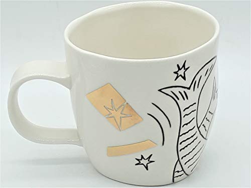 Starbucks 2013 Anniversary Mug Etched Siren - White, 12 Fl Oz thumbnail