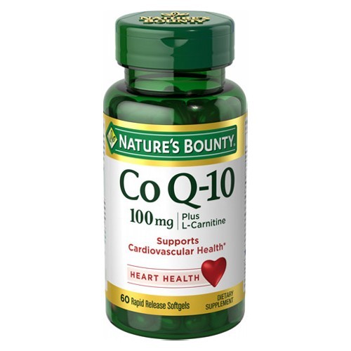 Nature's Bounty, Co Q-10 Plus (with L Carnitine), 100 Mg, 24 X 60 Softgels