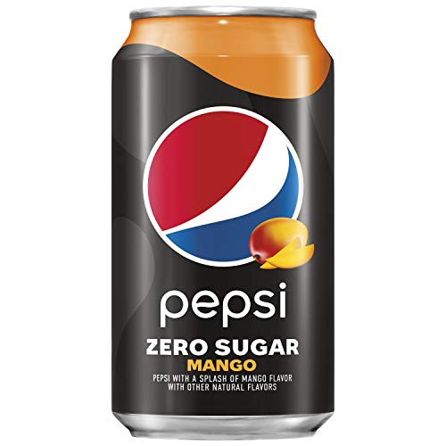 Pepsi Cola Zero Sugar Mango Soda Pop  12 Fl Oz  12 Pack Cans thumbnail