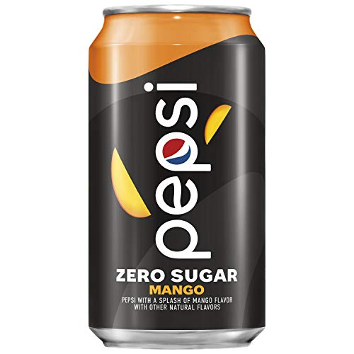 Pepsi Cola Zero Sugar Mango Soda Pop  12 Fl Oz  12 Pack Cans thumbnail