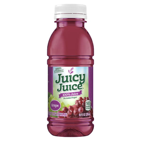 Juicy Juice Grape Juice, 10 Oz, Pack of 24