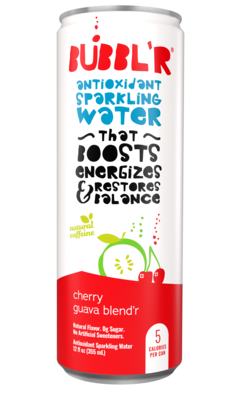 Bubbl'r BUBBLR Antioxidant Sparkling Water, Wild Cherry Chillr, 12 Oz, 12/Pack (WIC39949) | Quill