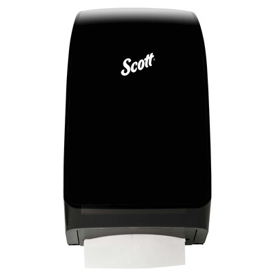Scottfold Folded Towel Dispenser (39711), Black, 10.66