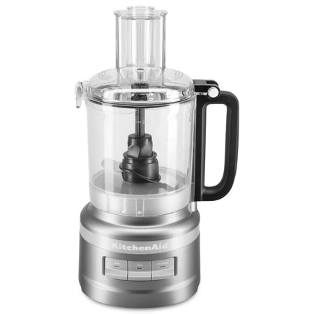 KitchenAid Refurbished 9 Cup Food Processor in Silver, RKFP0918CU