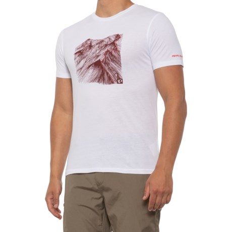 Graphic T-Shirt - Short Sleeve (for Men) - WHITE MOUNTAIN (L )
