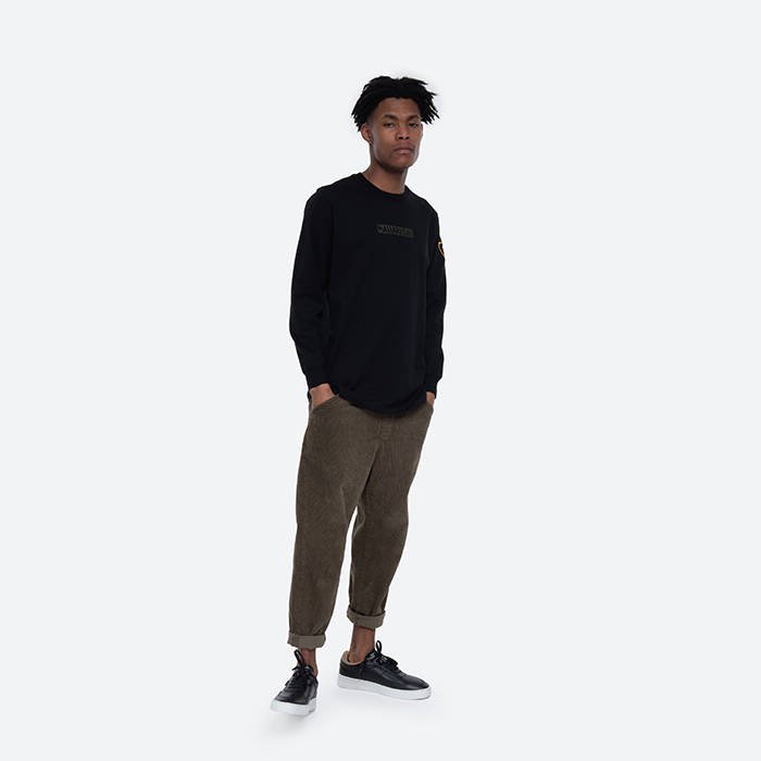 Maharishi Insignia Longsleeve T-Shirt 9306 BLACK thumbnail