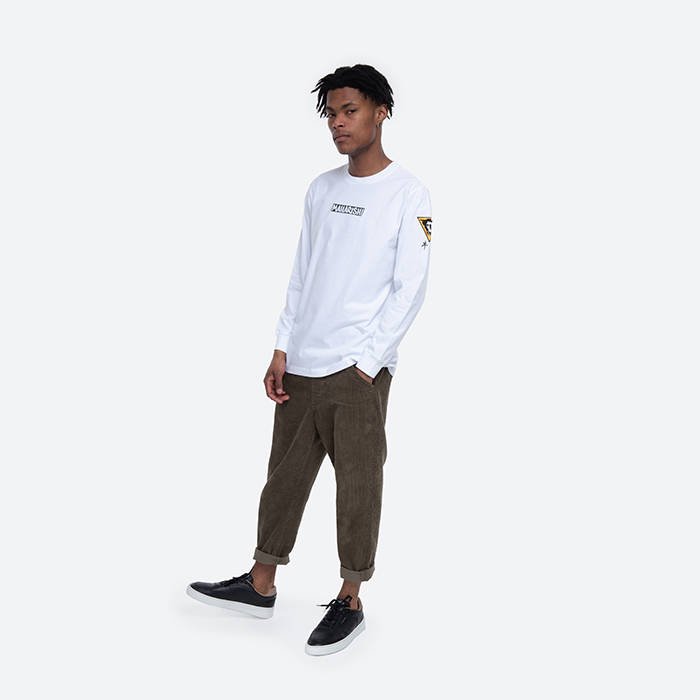 Maharishi Insignia Longsleeve T-Shirt 9306 WHITE thumbnail
