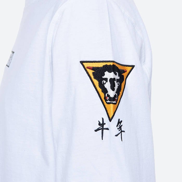 Maharishi Insignia Longsleeve T-Shirt 9306 WHITE thumbnail