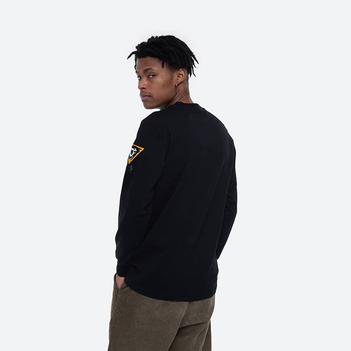 Maharishi Insignia Longsleeve T-Shirt 9306 BLACK thumbnail
