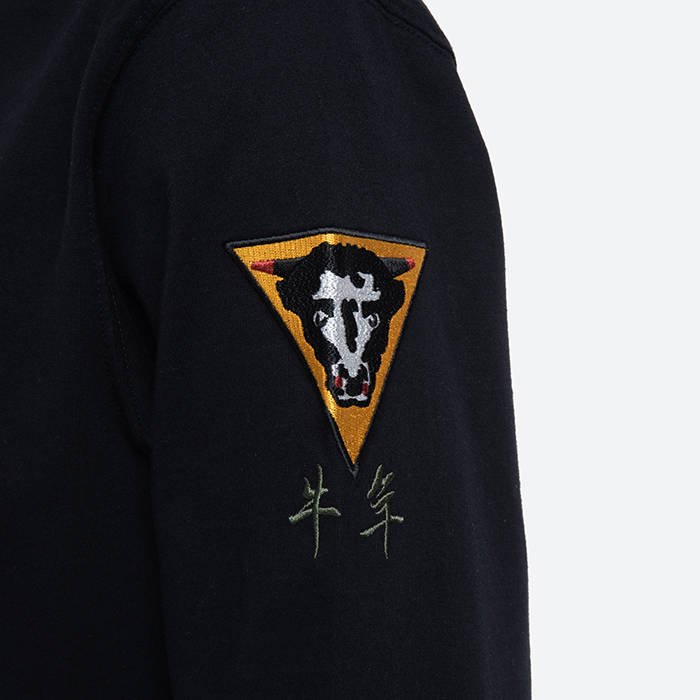 Maharishi Insignia Longsleeve T-Shirt 9306 BLACK thumbnail