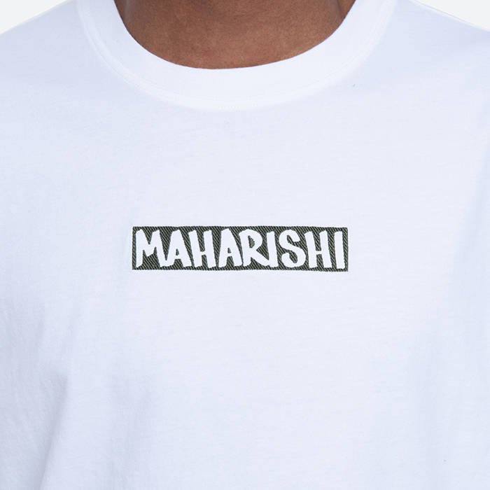 Maharishi Insignia Longsleeve T-Shirt 9306 WHITE thumbnail