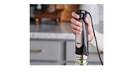 Braun MultiQuick 7 Immersion Hand Blender (1.5-Cup Food Processor  Whisk  Beaker  Masher) - MQ7027X thumbnail