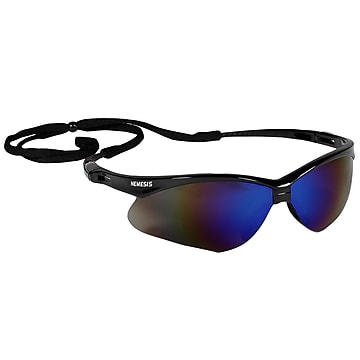 KleenGuard Nemesis Safety Glasses Wraparound Blue Lens (14481)