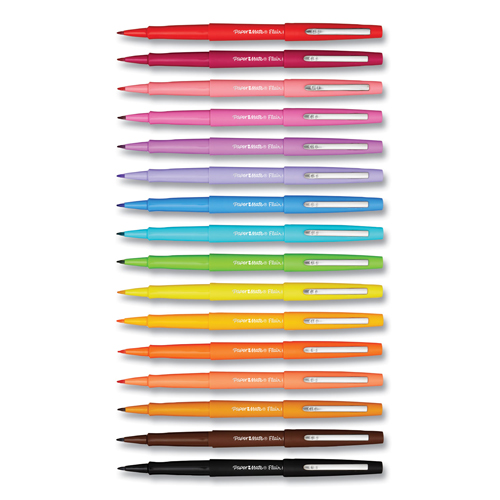Paper Mate Flair Scented Felt Tip Porous Point Pen, Stick, Medium 0.7 Mm, Assorted Ink and Barrel Colors, 16/pack ( PAP2125408 )