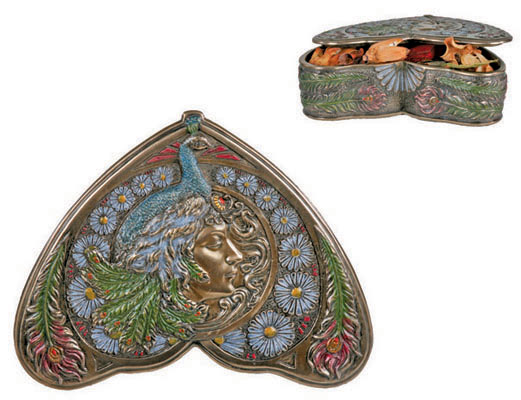 YTC SUMMIT 6990 Art Nouveau - Peacock Maiden Box - C-36
