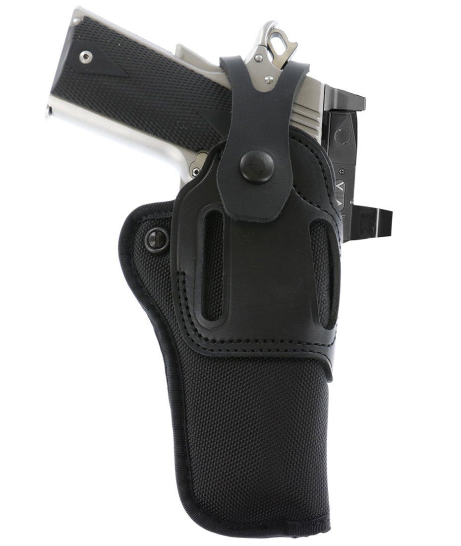 Galco Switchback Strongside/crossdraw Belt Holster, Black - SA9-5RB