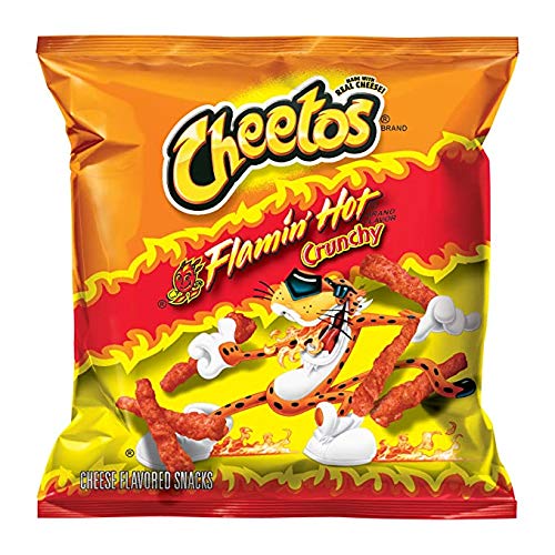 FLAMIN' HOT CRUNCHY CHEESE FLAVORED SNACKS, FLAMIN' HOT