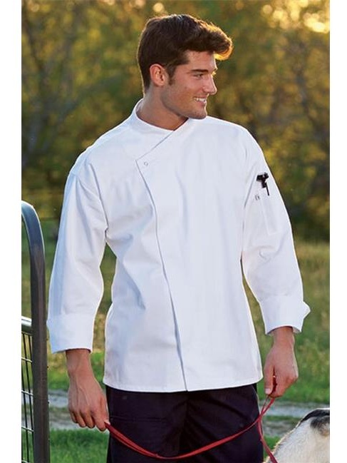 0489-2510 Santorini Chef Coat in White - 6xlarge