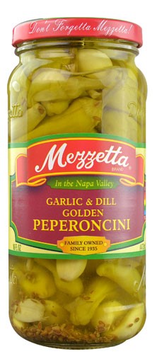 Garlic & Dill Golden Peperoncini