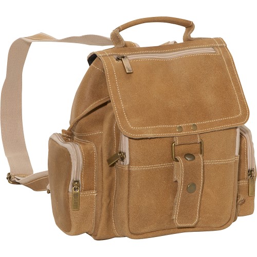 David King & Co 6331 Mid Size Top Handle Backpack - Cafe