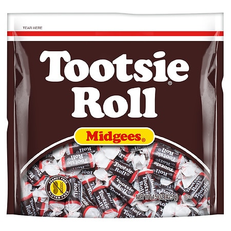 Tootsie Roll Midgees Candy Standup Bag – 15oz