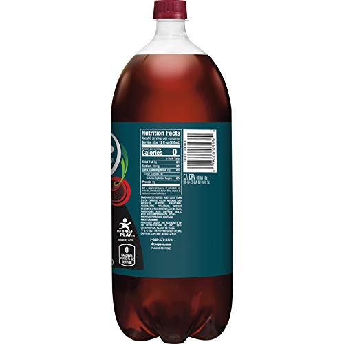 Dr Pepper Zero Sugar Cherry Cola Soda Pop  2 L  Bottle thumbnail