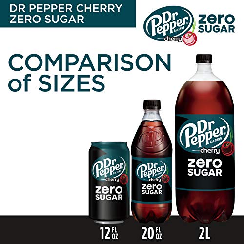 Dr Pepper Zero Sugar Cherry Cola Soda Pop  2 L  Bottle thumbnail