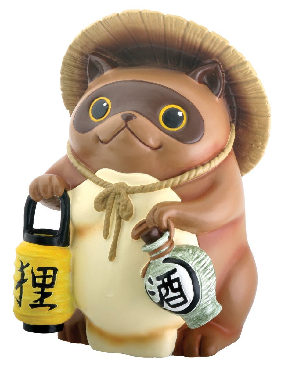 Ebros Japanese Tanuki Raccoon Dog Collectible Figurine Bake Danuki Yokai Ghost