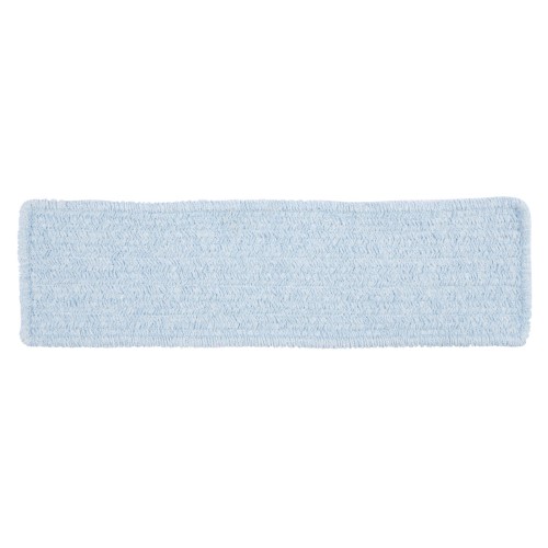 Colonial Mills Simple Chenille Braided Indoor Stair Tread Sky Blue