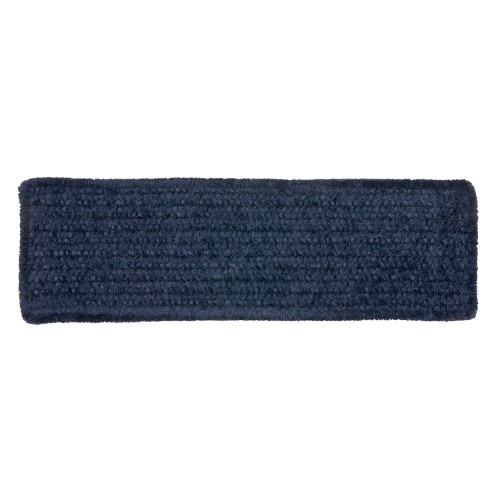 Colonial Mills Simple Chenille Braided Indoor Stair Tread Navy