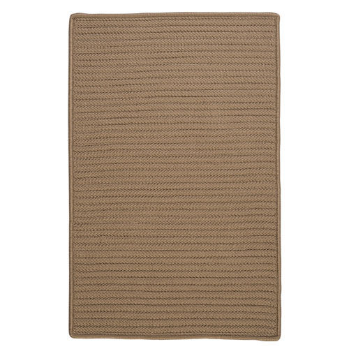 Simple Home Solid Rug by Colonial Mills in Cafe (Size 4'W X 4'L)