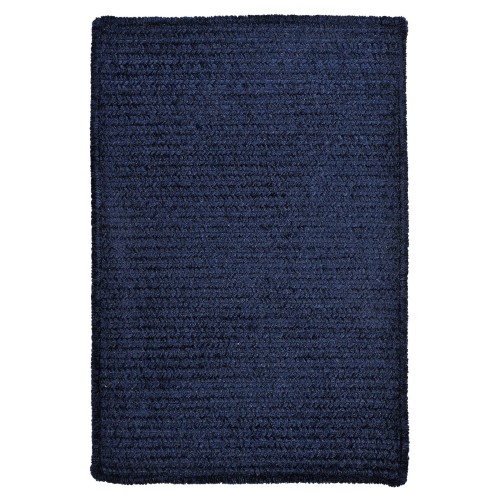 Colonial Mills Colonial Mills Simple Chenille 3-ft X 5-ft Navy Rectangular Indoor Handcrafted Area Rug M503R036X060S