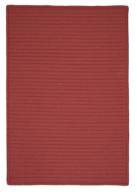 Simple Home Solid Rug by Colonial Mills in Terracotta (Size 2'W X 12'L)