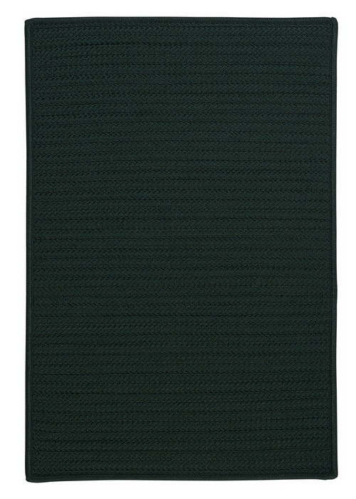 Simple Home Solid Rug by Colonial Mills in Dark Green (Size 6'W X 6'L)