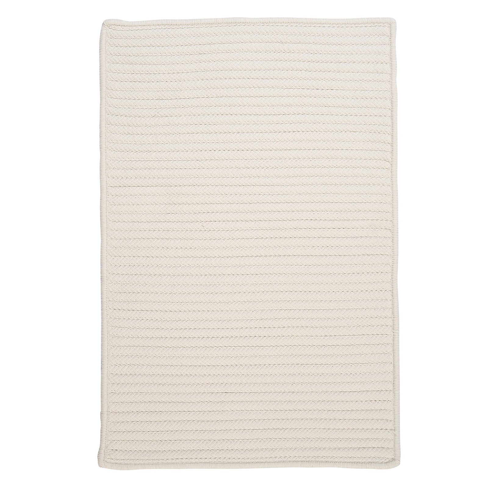 Simple Home Solid Rug by Colonial Mills in White (Size 8'W X 8'L)