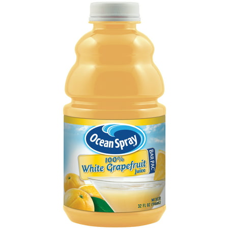 Ocean Spray White Grapefruit Juice Kosher 32 Oz. Bottle, PK12