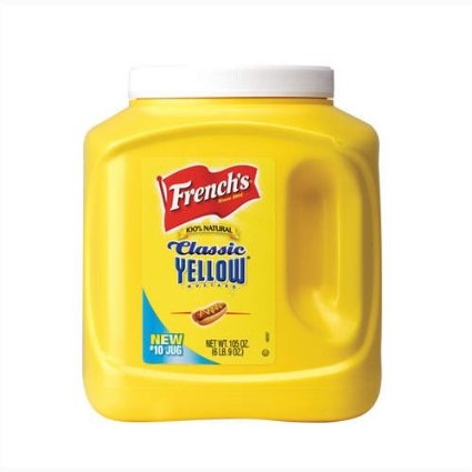 French's Yellow Mustard Kosher 105 Oz. Jug, PK4
