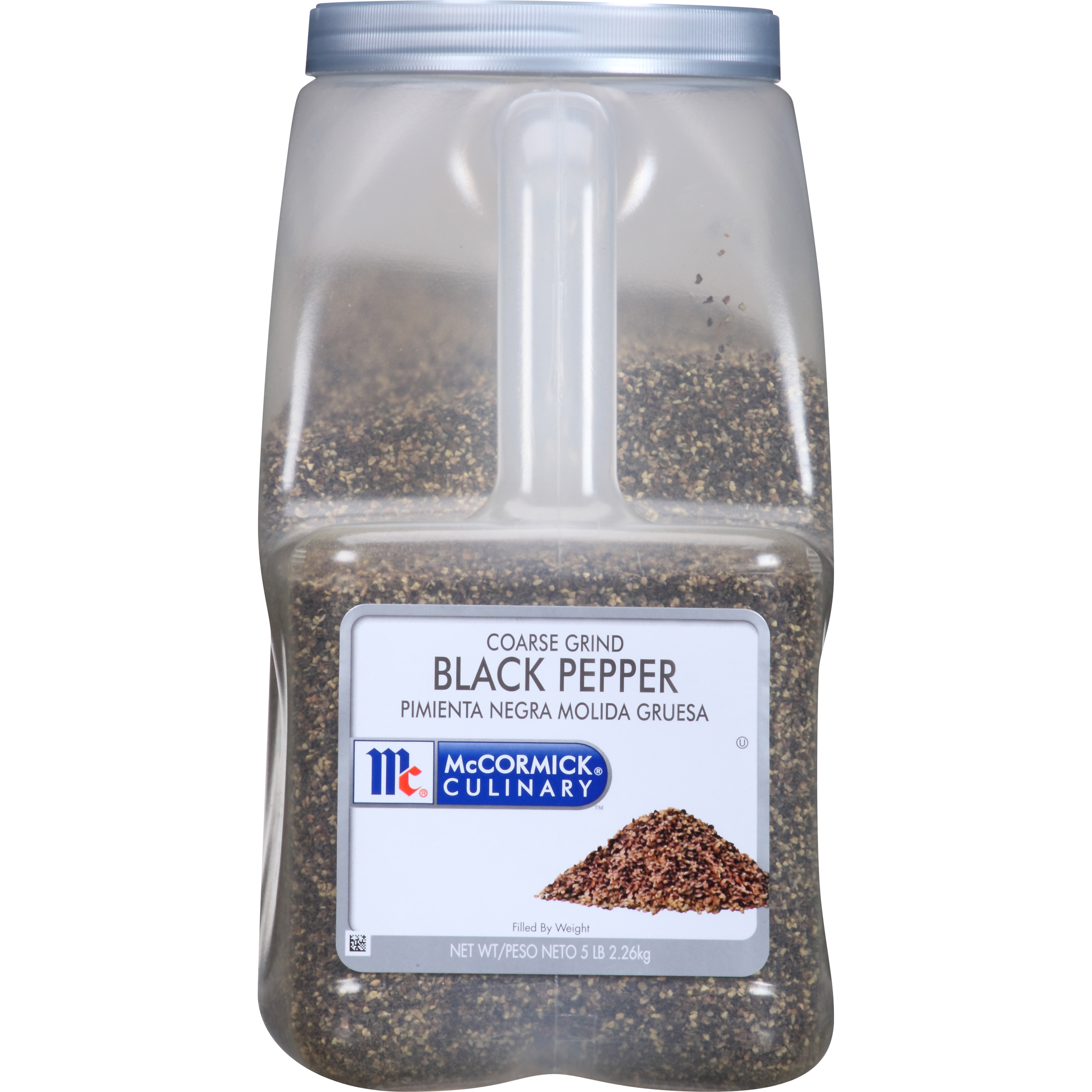 McCormick Culinary Coarse Ground Black Pepper 5lbs Container, PK3