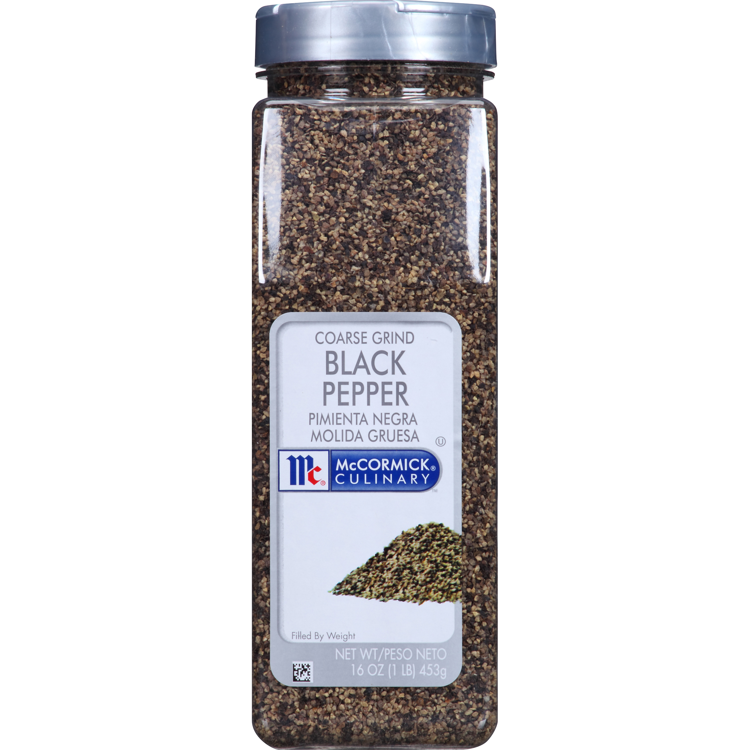 McCormick Culinary Coarse Ground Black Pepper 1lbs Container, PK6