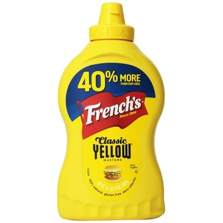 French's Classic Yellow Mustard 20 Oz. Bottle, PK12