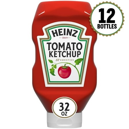 Heinz Squeeze Ketchup 32 Oz. Bottle, PK12