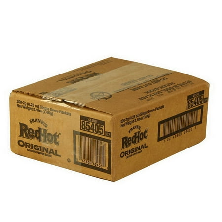 Frank's Redhot Original Hot Sauce Packets 7g, PK200