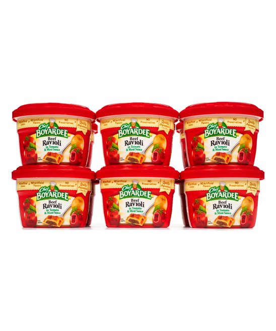Chef Boyardee Beef in Tomato & Meat Sauce Ravioli 7.5 Oz., PK12