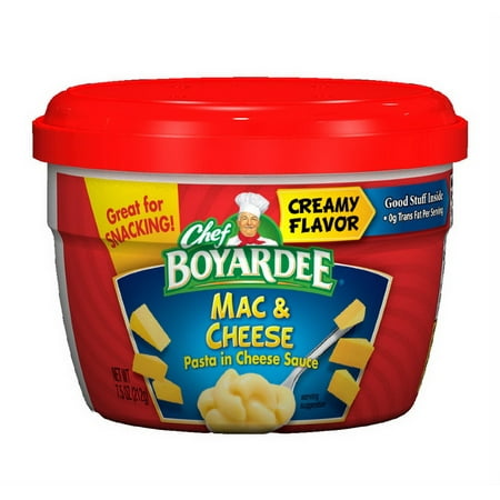 (12 Pack) Chef Boyardee Mac and Cheese  Microwavable Meal  7.5 Oz. Bowl