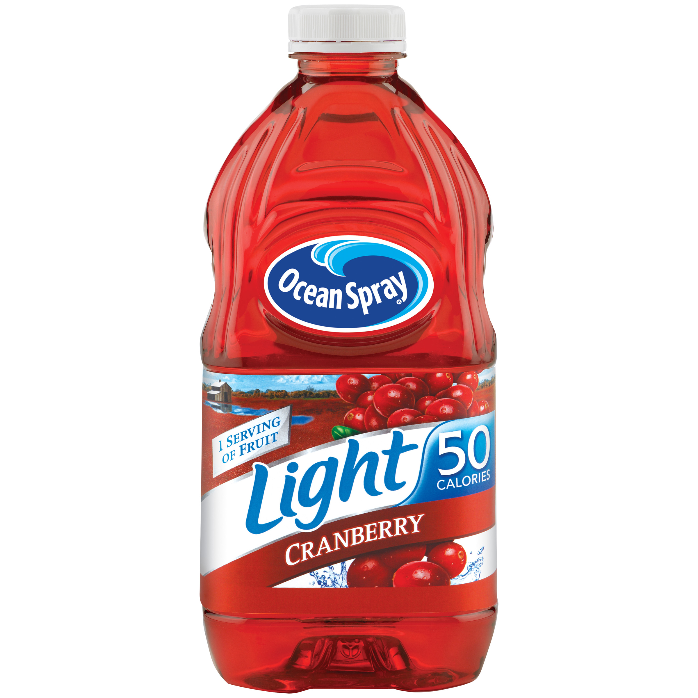 Ocean Spray Light 50 Calories Cranberry Juice 64 Fl. Oz. Bottles, PK8
