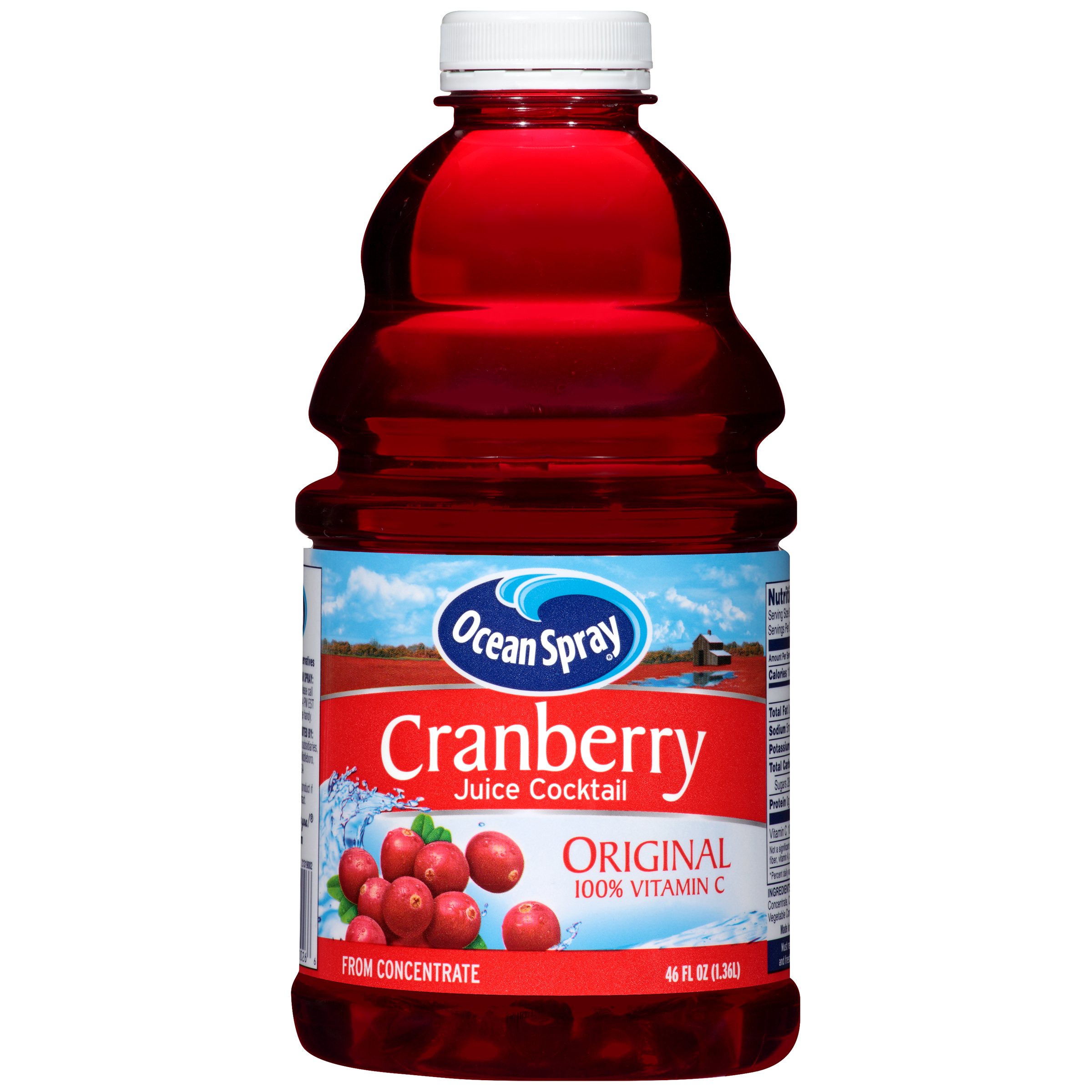 Ocean Spray Original Cranberry Juice 46 Fl. Oz. Bottles, PK8