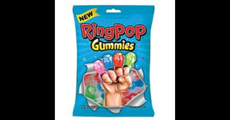 Ring Pop Gummies Rings Peg Bag, PK12 thumbnail