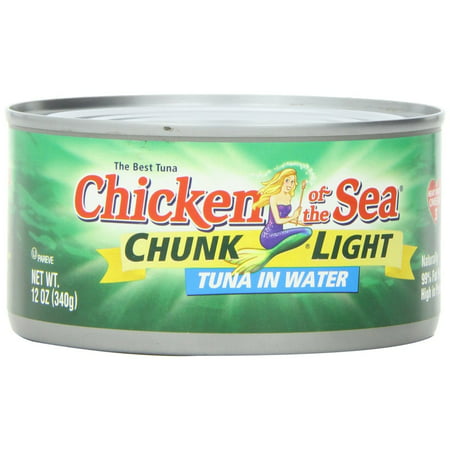 Chicken of the Sea Chunk Light Tuna in Water Kosher 12 Oz. Can, PK24