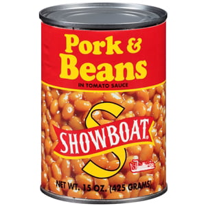 Bean Showboat Pork & Beans 15 Oz., PK12